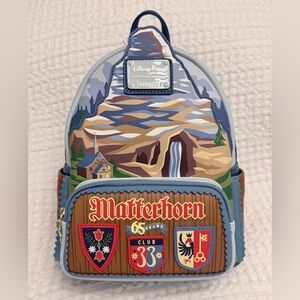Disney Club 33 Exclusive Matterhorn 65th Anniversary Loungefly Backpack